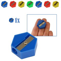 Puntenslijper Zeshoek - Blauw