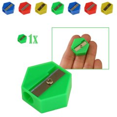 Puntenslijper Zeshoek - Groen