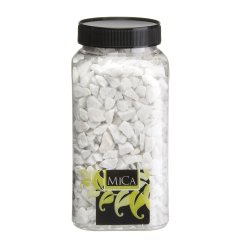 Witte Decoratie Steentjes 650ml - Mica Decorations