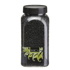 Zwart Decoratie Granulaat 650ml - Mica Decorations