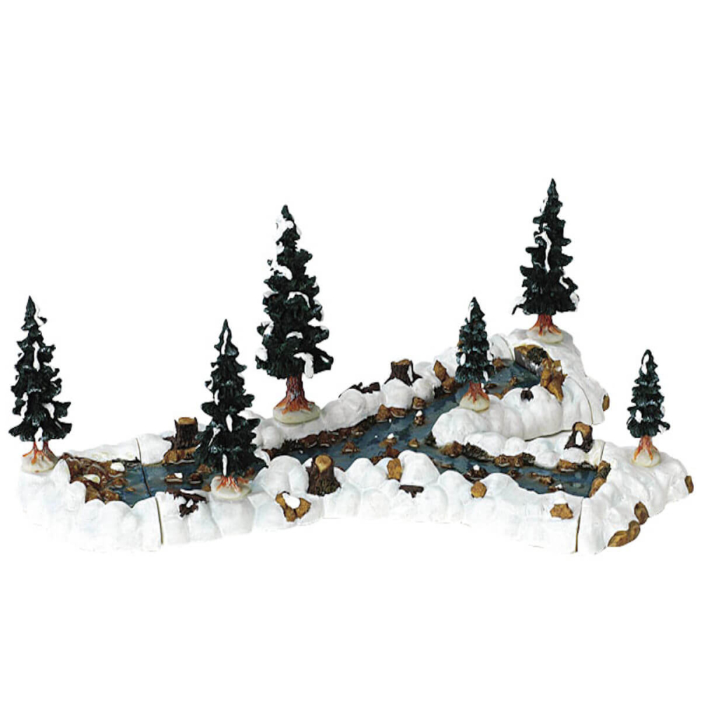 Lemax - Mill Stream Fork - Set van 10