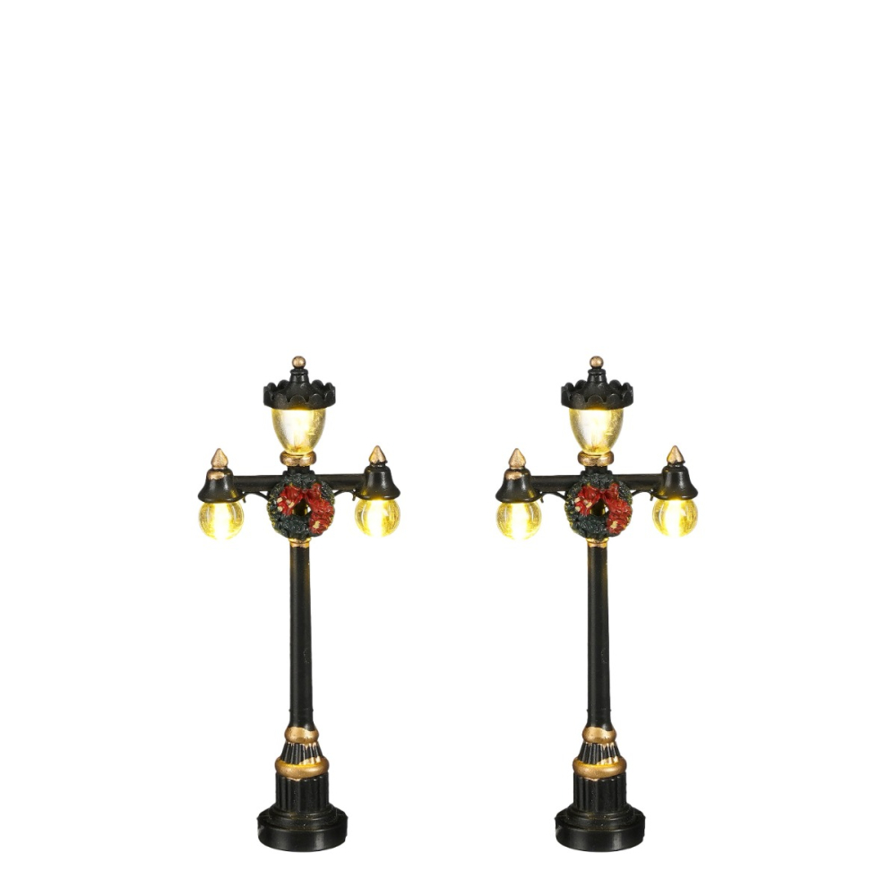 Luville - 3-Light Street Lamp - Set van 2 -   -  -  8720967769193