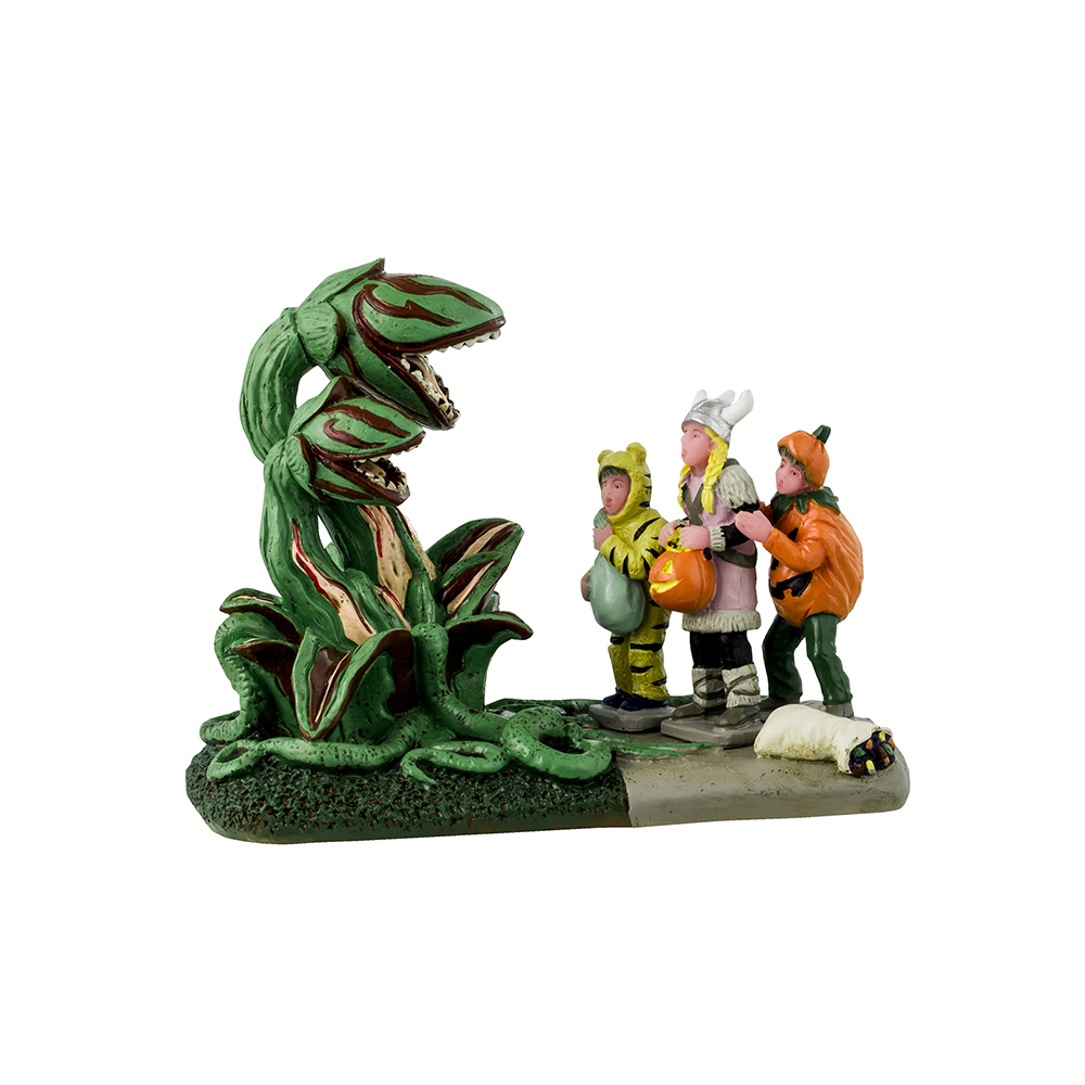 Spooky Town - Terrified Trick or Treaters -   - Resin -  0728162437013