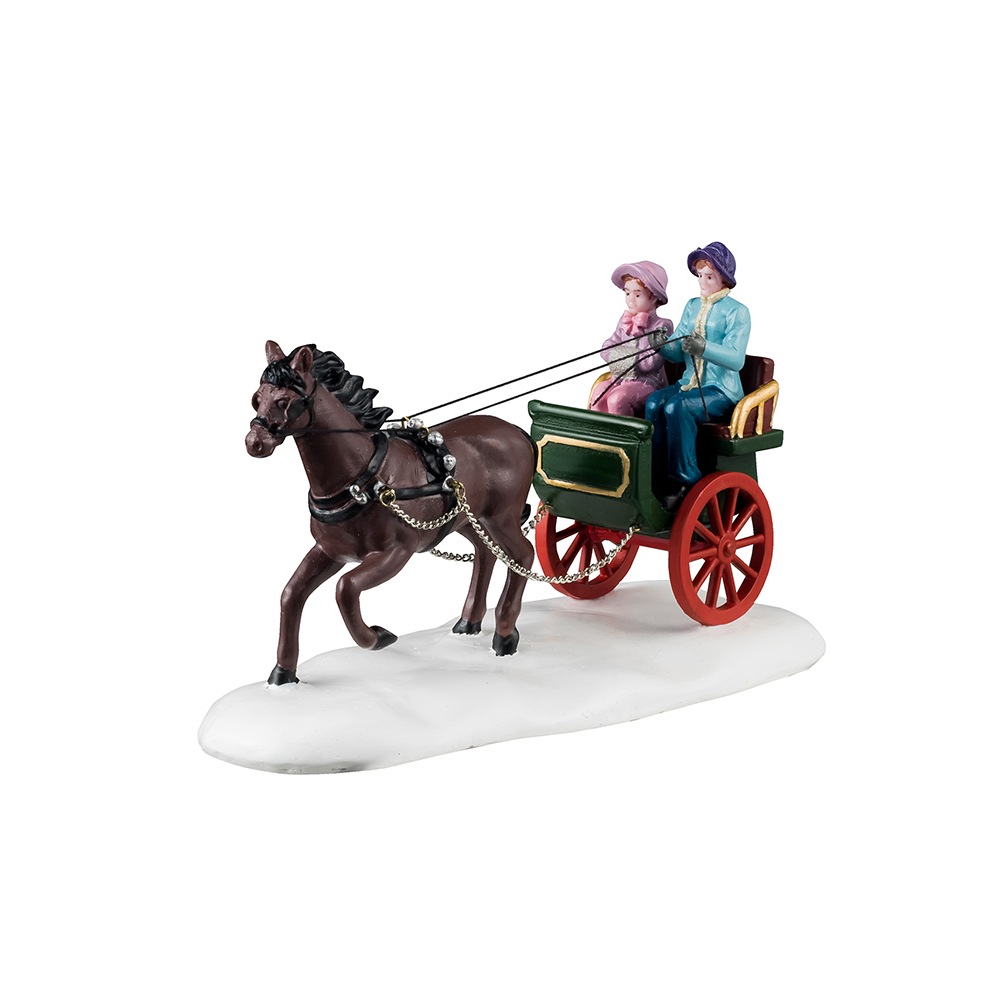 Lemax - Winter Carriage Ride - - Resin - 0728162437112