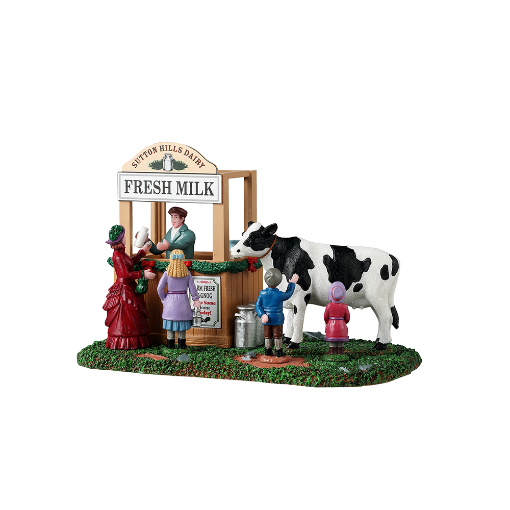 Lemax - Fresh Milk Stall - - Resin - 0728162437167