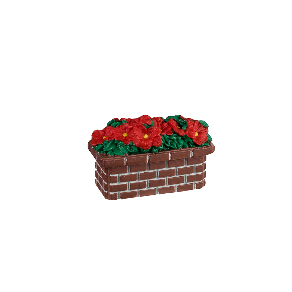 Lemax - Poinsettia Planter - - Resin - 0728162443366