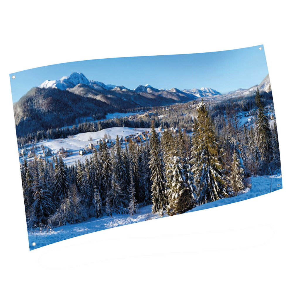 Achtergrond Doek Winterbos - My Village -   -  -  8717545196526
