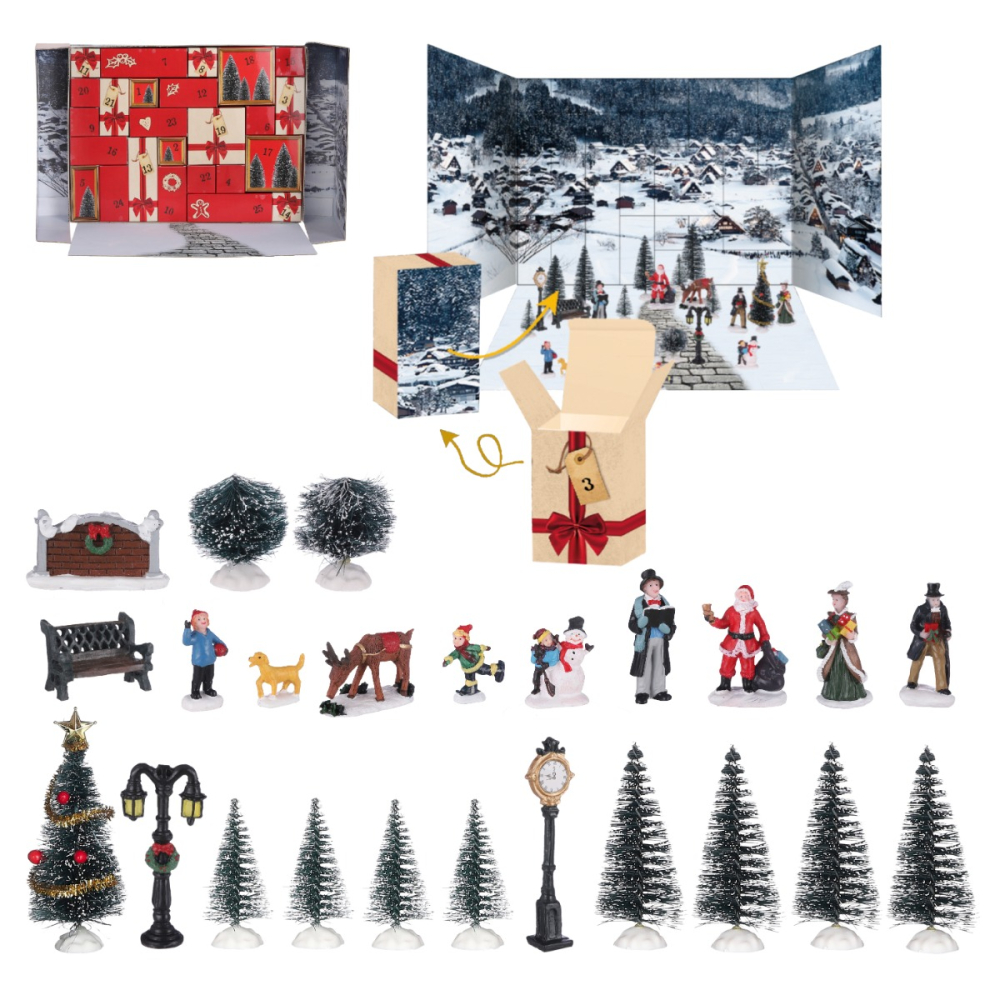 Luville - Advent Calendar- Set van 24 - - -