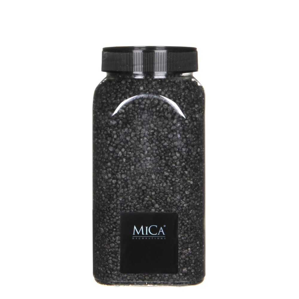 Antraciet Decoratie Granulaat 650ml - Mica Decorations - - Steen - 8711473552805