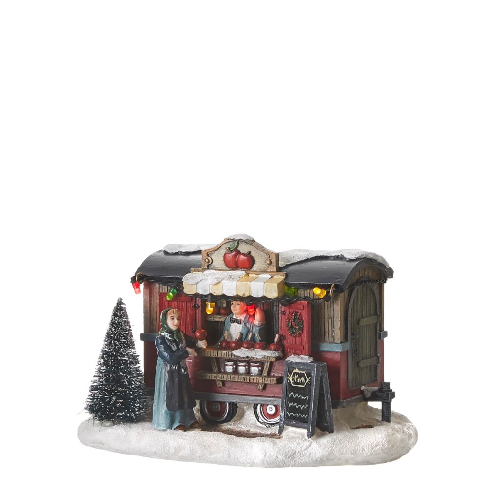 Luville - Apple Candy Stall Red - - Polyresin - 8718861465112
