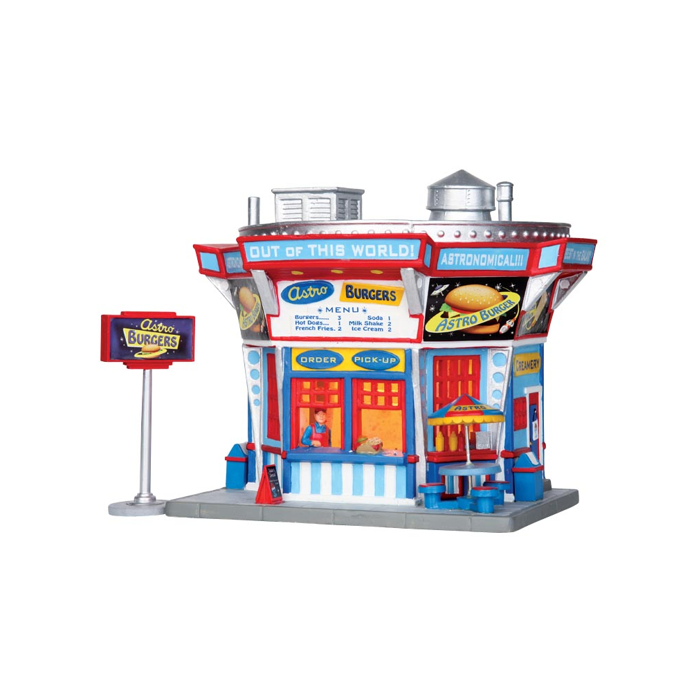 Lemax - Astro Burgers - - Porselein -