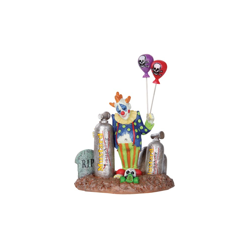 Spooky Town - Balloon Clown - - Polyresin - 0728162321039