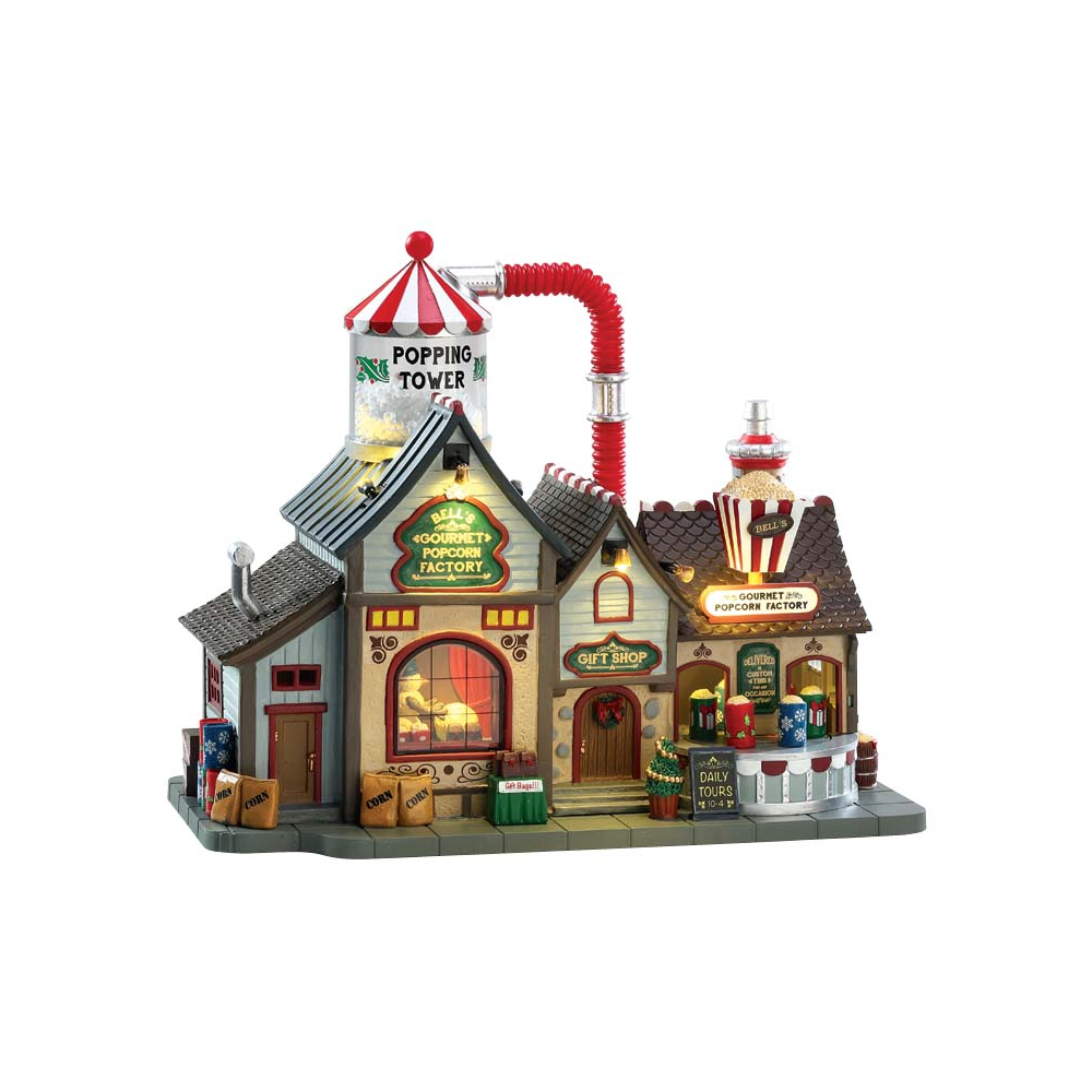 Lemax - Bell's Gourmet Popcorn Factory - Nu Voorverkoop - - Porselein - 0728162751881