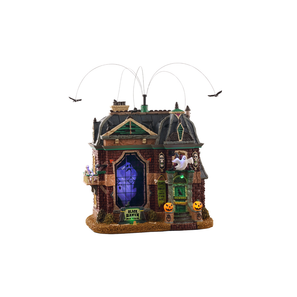 Spooky Town - Black Raven Manor - - Polyresin - 0728162056054