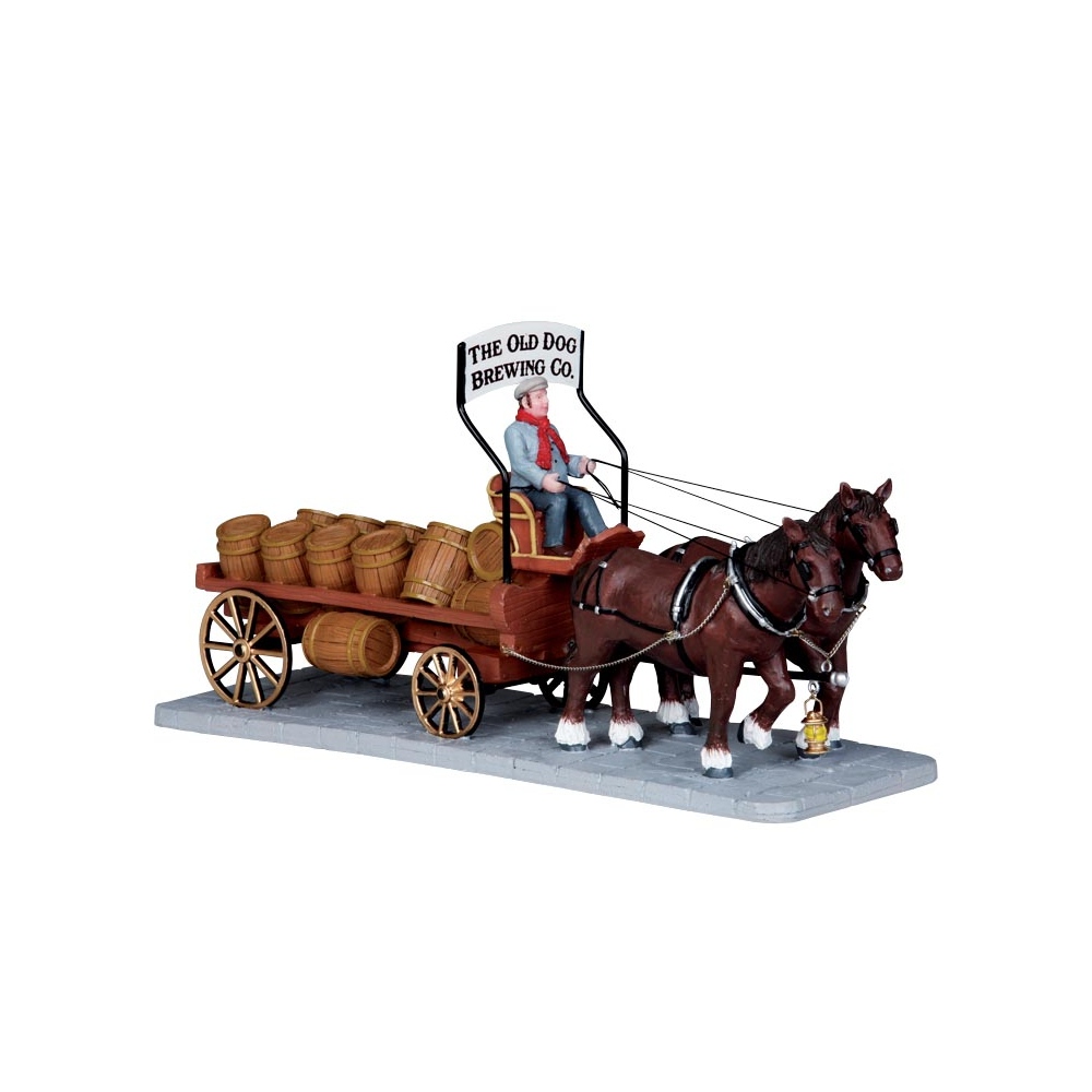 Lemax - Brewer's Wagon - - Polyresin - 0728162038470