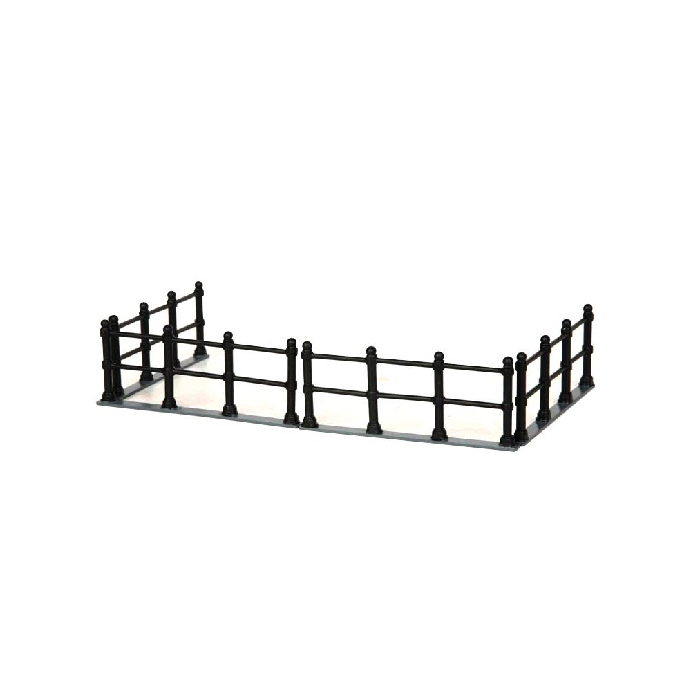 Lemax - Canal Fence - Set van 4 - Nu Voorverkoop - - Klei - 0728162447890