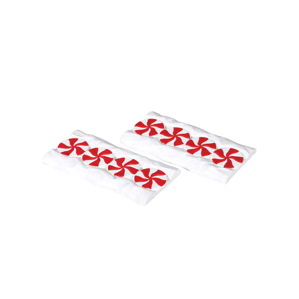 Lemax - Candy Cane Lane Straight - Set van 2 - - Polyresin - 0728162742063