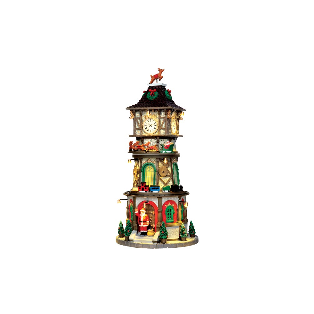 Lemax - Christmas Clock Tower - - Polyresin - 0728162457356