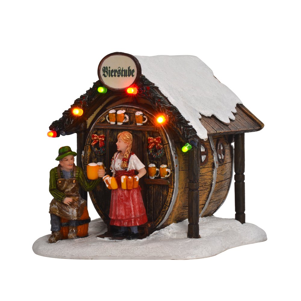 Luville - Christmas Market Beer Stand - Nu Voorverkoop -   - Polyresin -  8712799219960