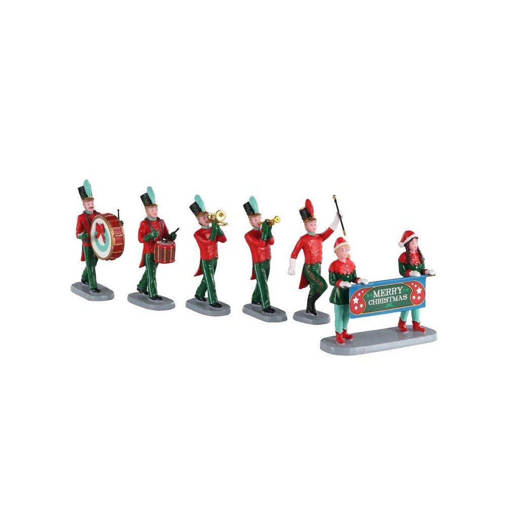 Lemax - Christmas On Parade set of 6 - - Polyresin - 0728162035158