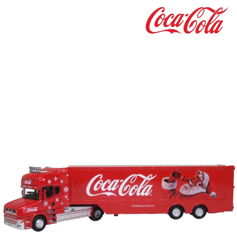 Coca-Cola Truck Scania Box Trailer 1:76 - Hornby