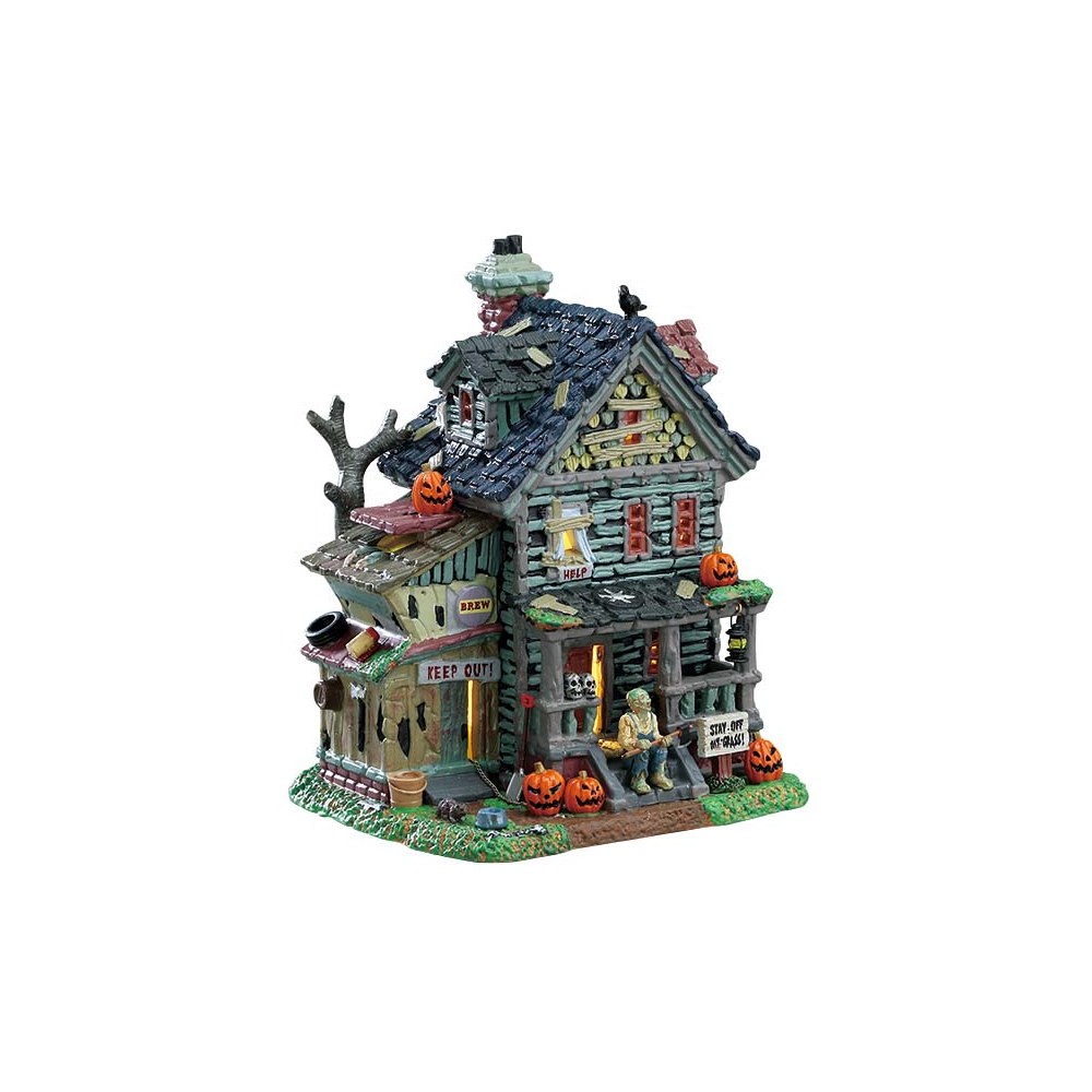 Spooky Town - Creepy Neighborhood House - - Porselein - 0728162751850