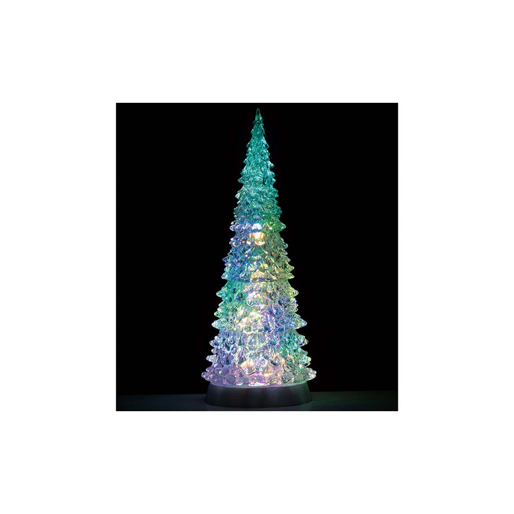 Lemax - Crystal Lighted Tree 4 Color Changeable And Color - XL - Nu Voorverkoop - - Kunststof - 0728162945105