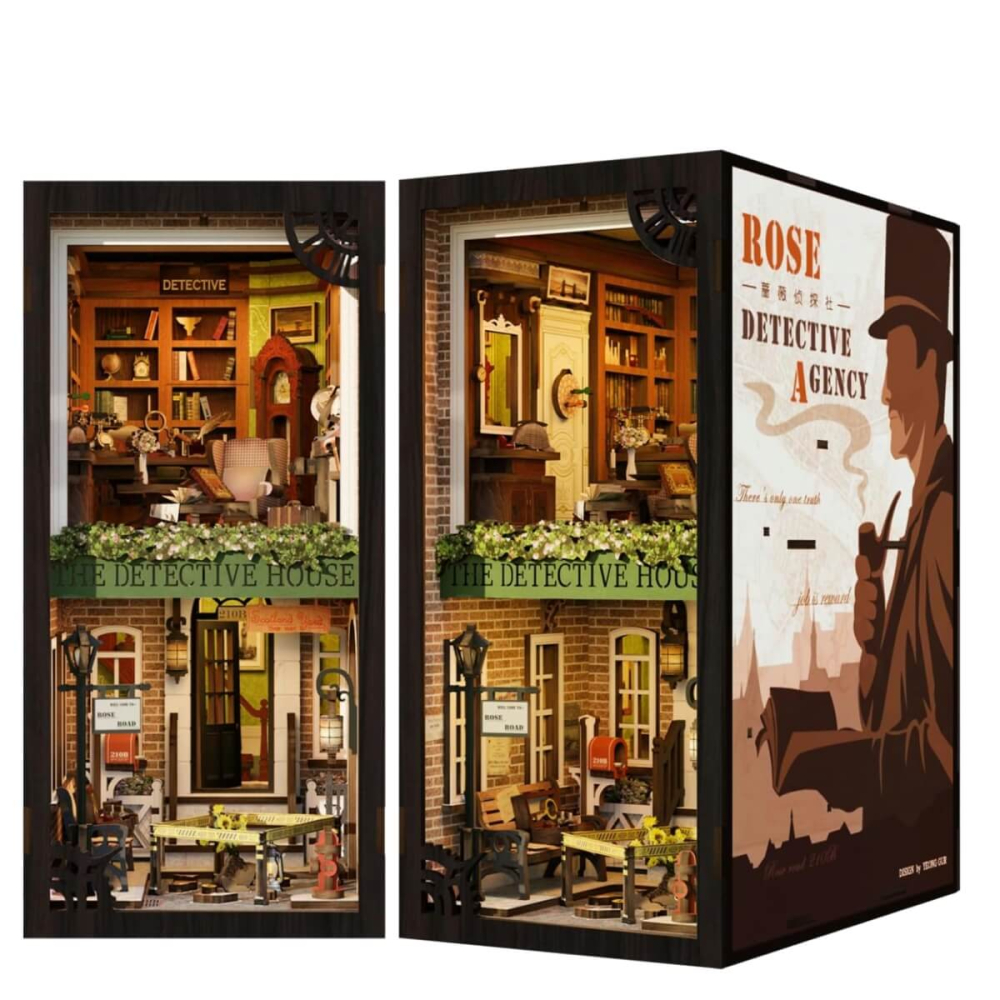 Cutebee - Rose Detective Agency - DIY Book Nook
