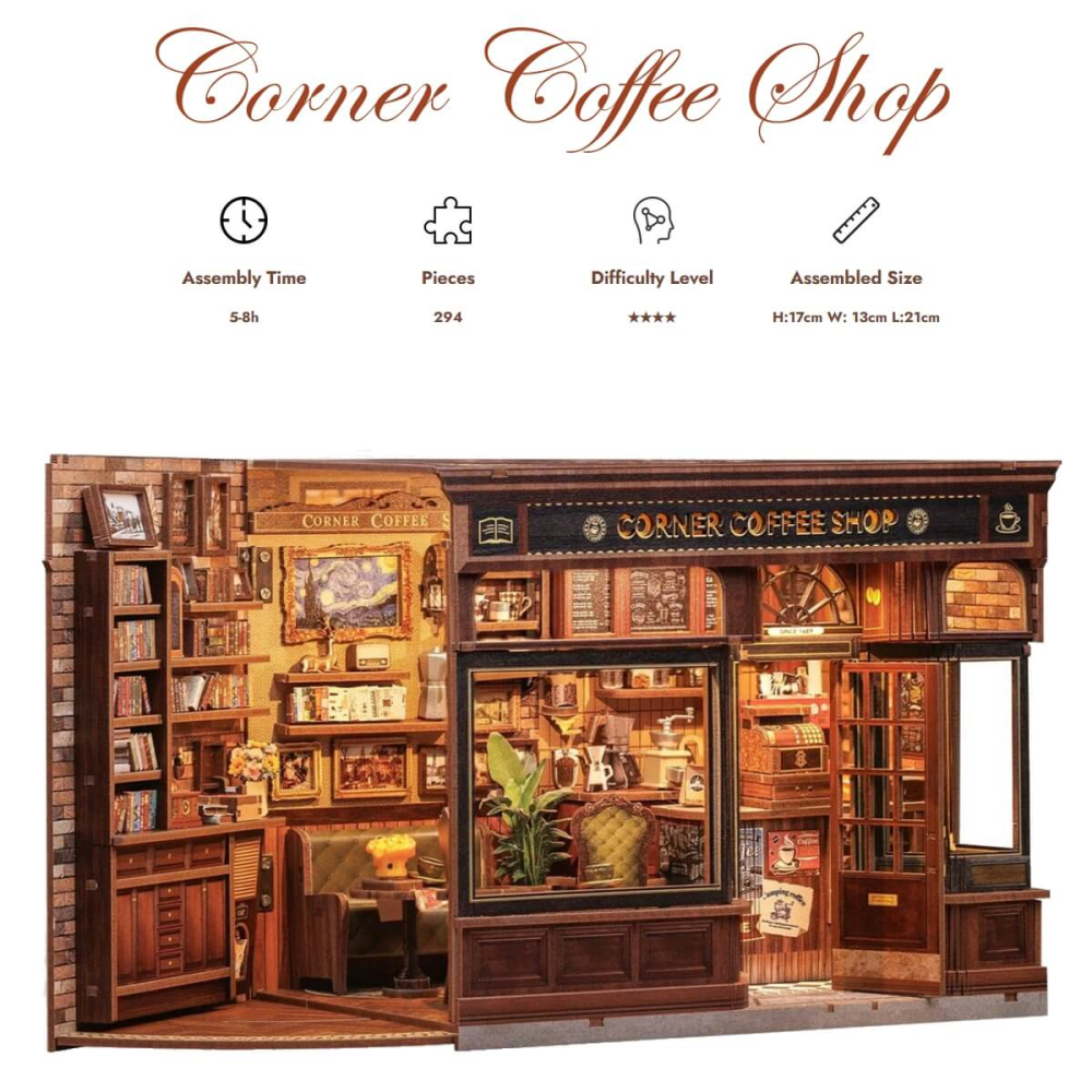 Cutebee - Corner Coffee Shop - DIY House