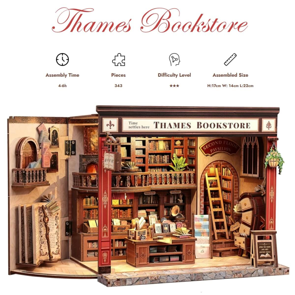 Cutebee - Thames Bookstore - DIY House