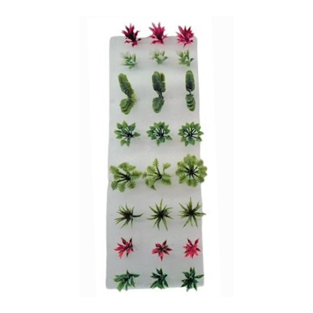 Deco Mix Miniatuur Plantjes 24st - My Village - - - 8717545196489