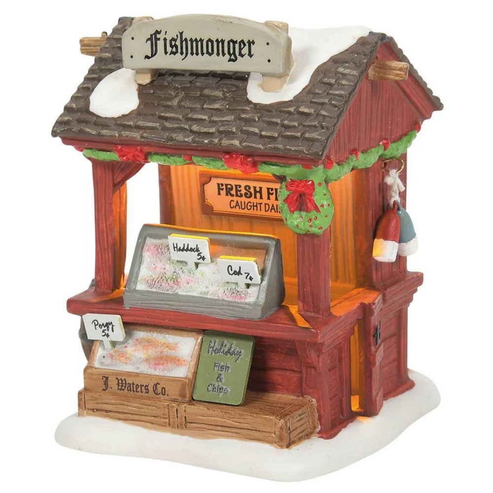 Department 56 - Fishmonger - - Porselein -