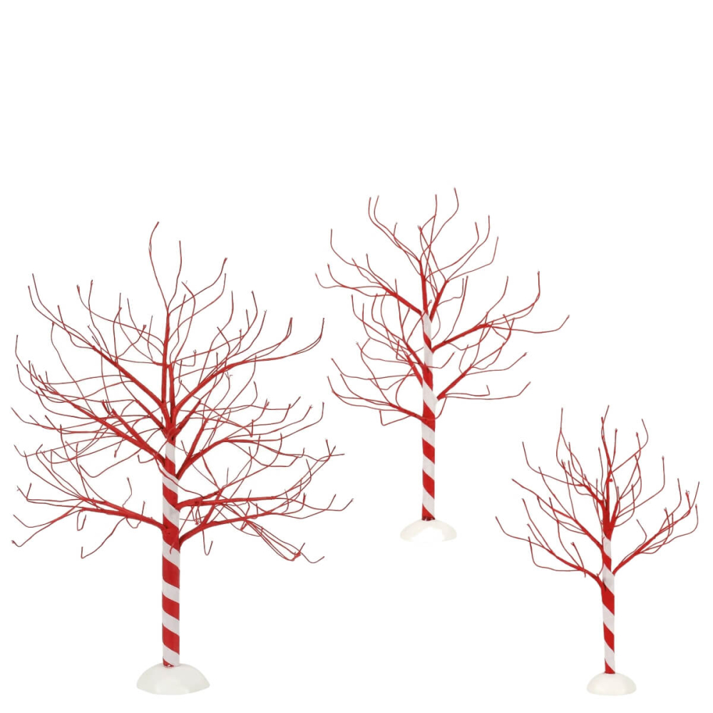 Department 56 - Peppermint Twist Trees - Set van 3
