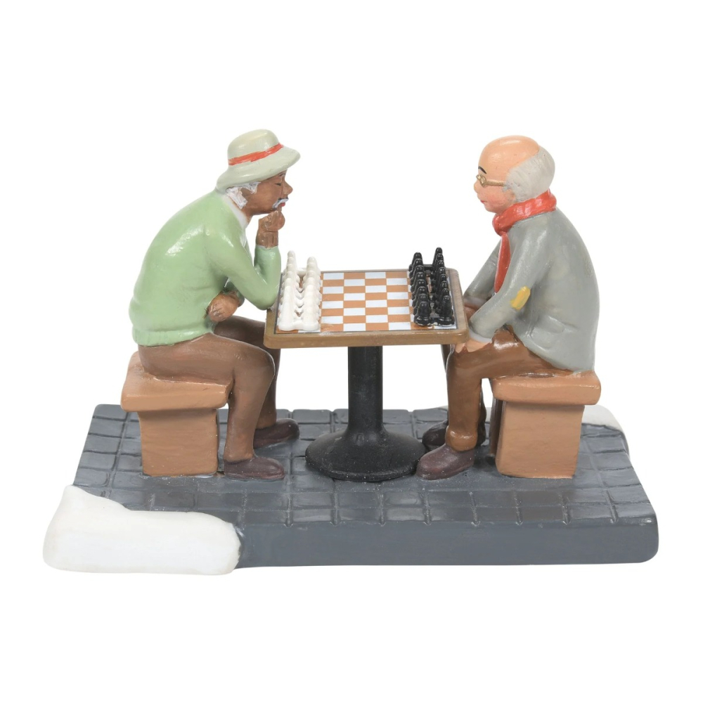 Department 56 - Perhaps The Queen's Gambit? - - Porselein -