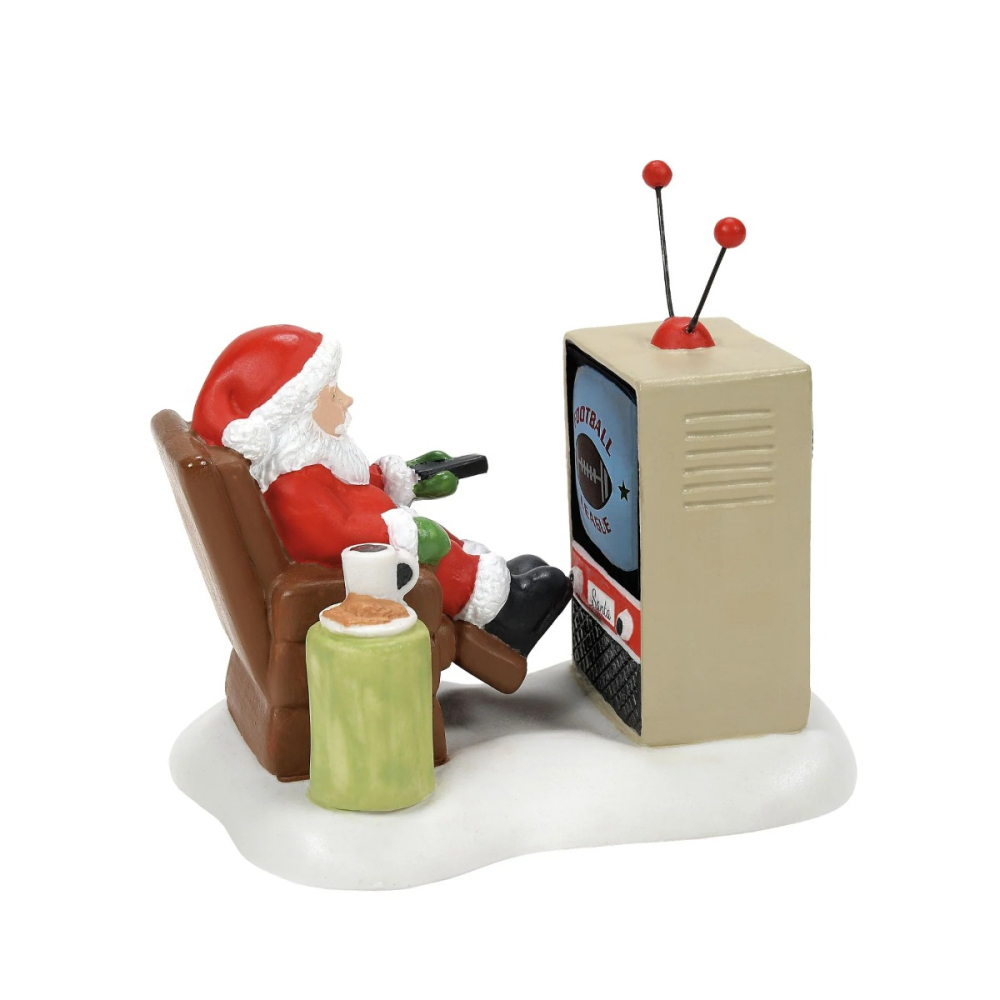 Department 56 - Santa At The Man Cave - - Porselein -