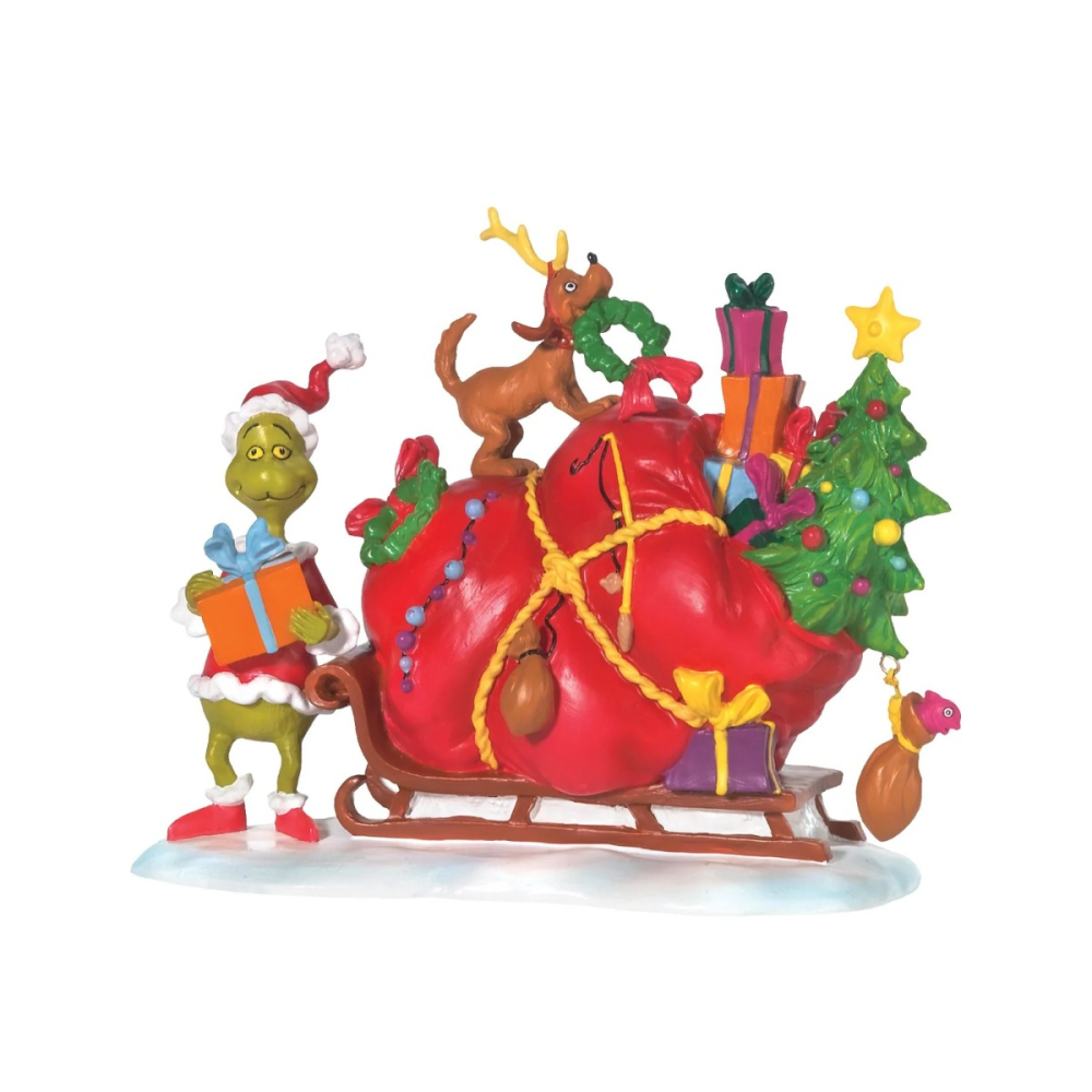 Department 56 - The Grinch's Small Heart Grew - - Porselein -