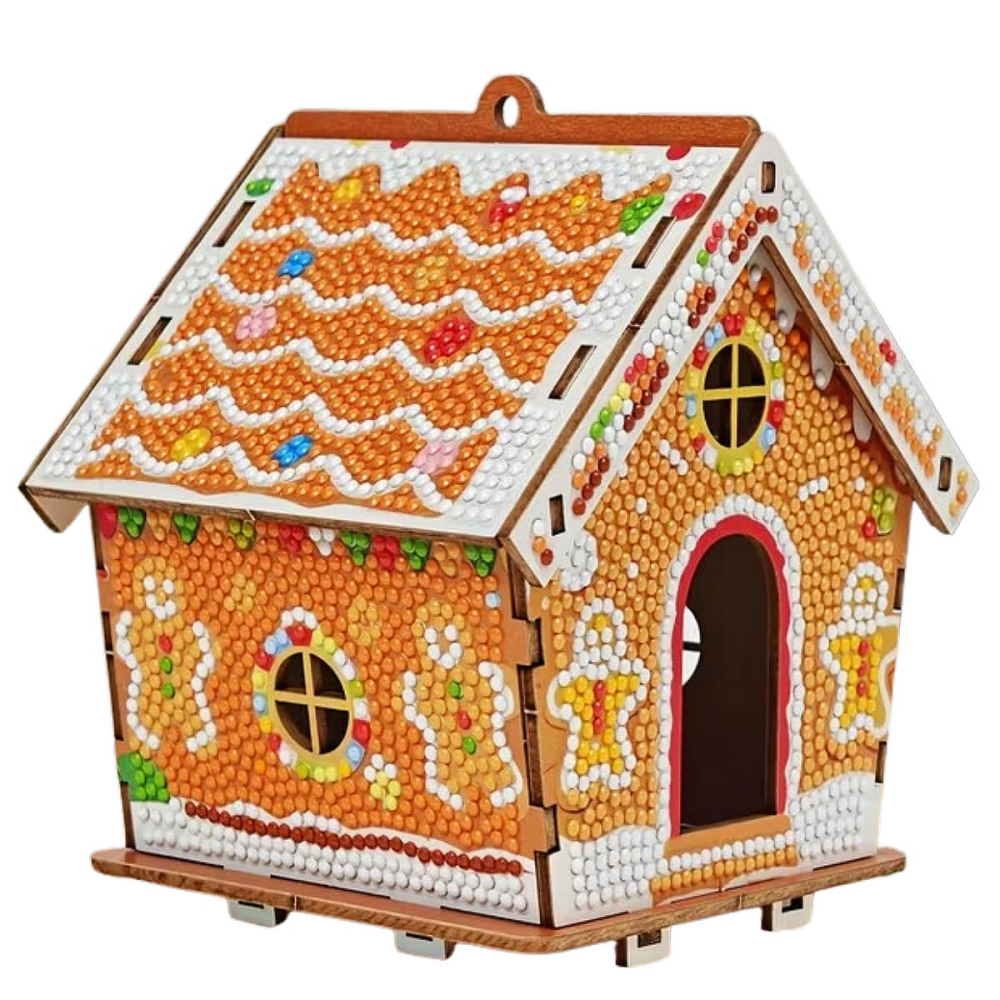 Diamond Painting - Gingerbread House - 3D Puzzel