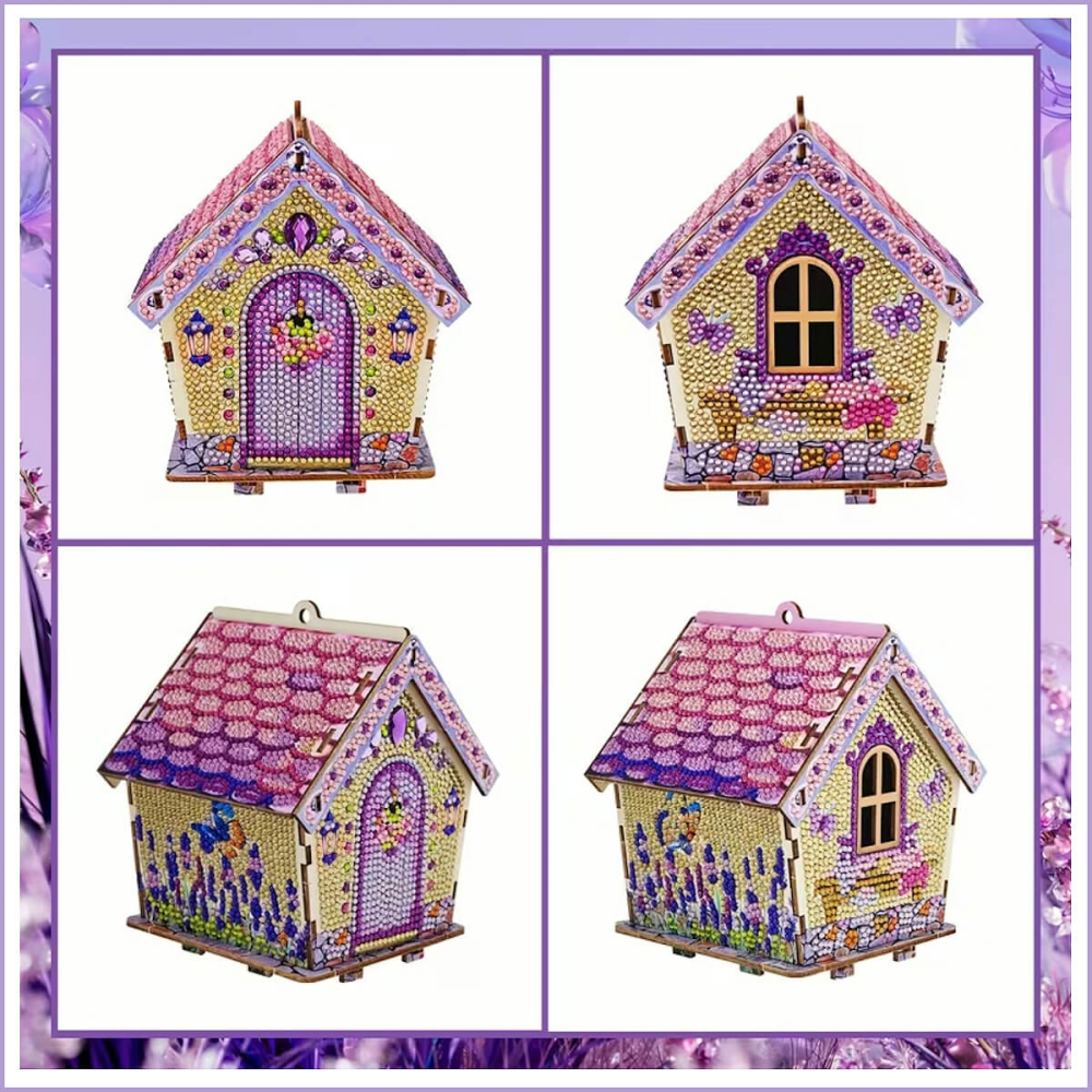 Diamond Painting - Lavender Lodge - 3D Puzzel