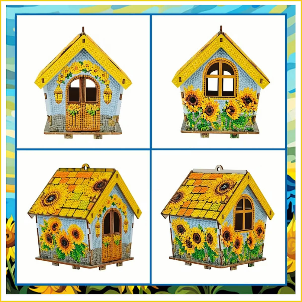 Diamond Painting - Sunflower Shack - 3D Puzzel