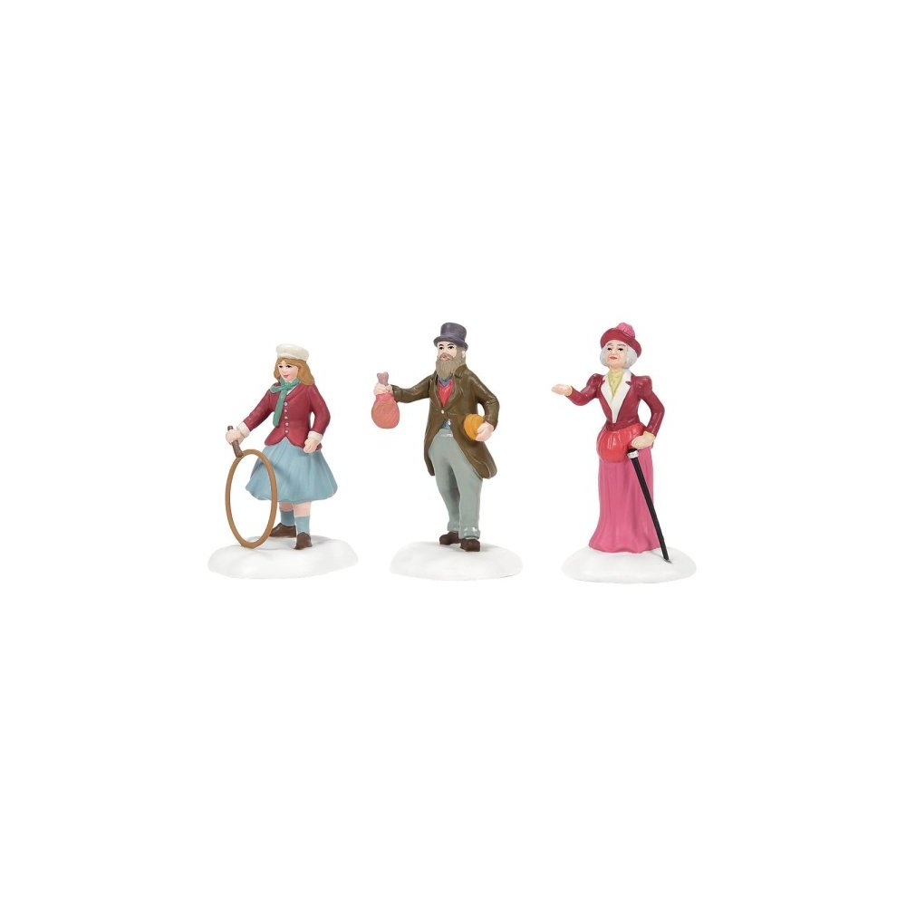 Department 56 - Dickens Friends and Neighbors - Set van 3 - Nu Voorverkoop - - Porselein -