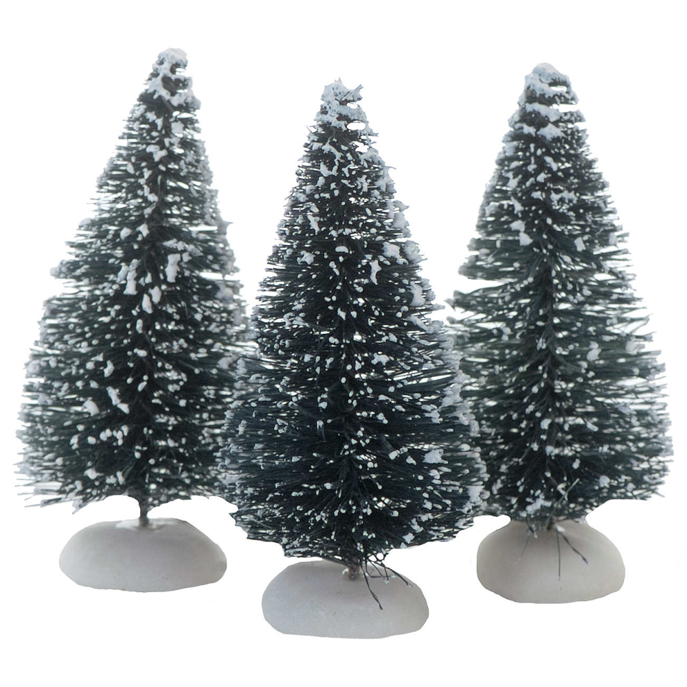 Dickensville - Besneeuwde Bomen 9cm - Set van 3 - - - 8712953098530