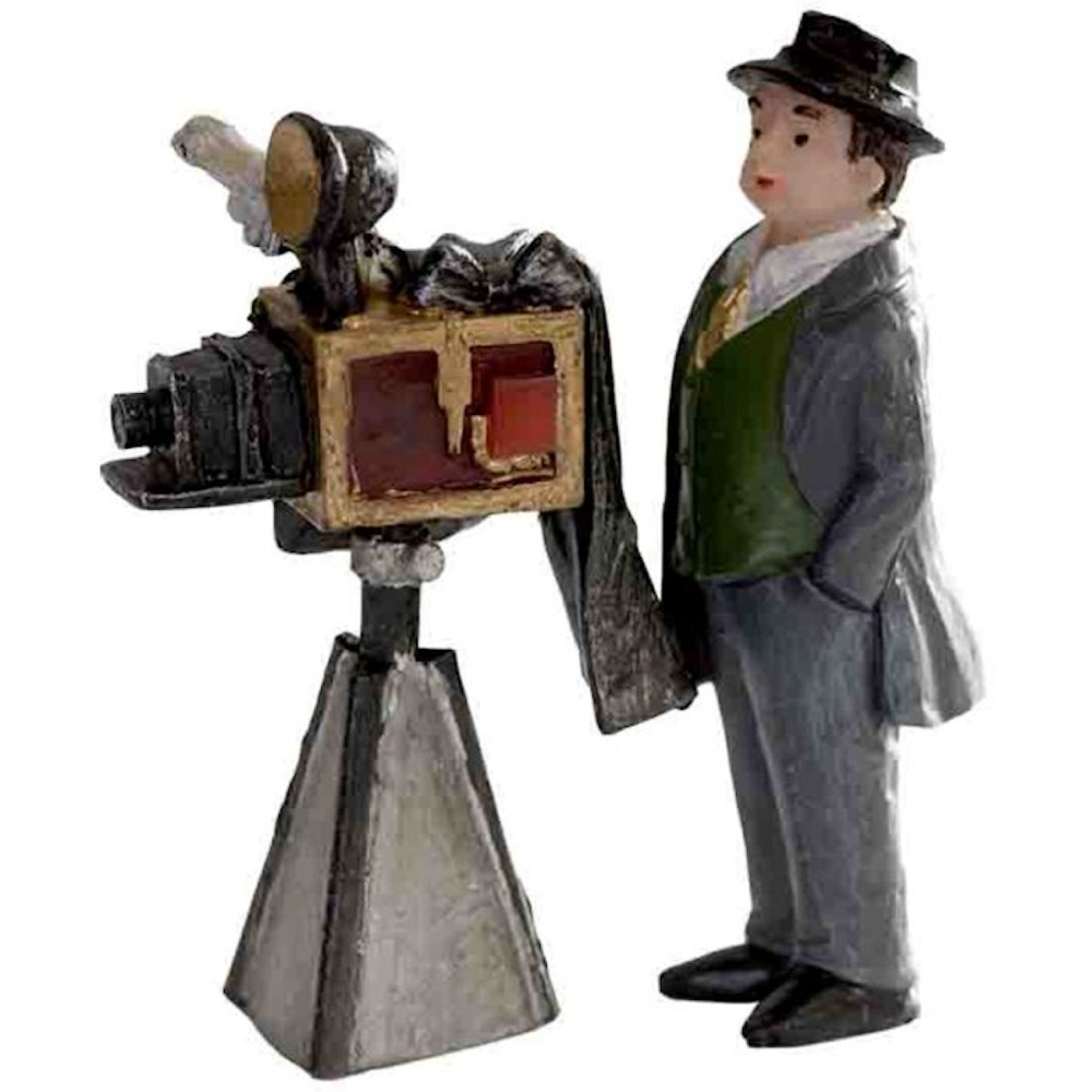 Dickensville - Fotograaf - Set van 2 -   - Polyresin -