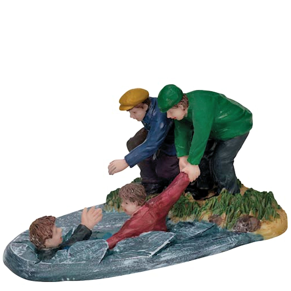 Dickensville - Redding uit een Wak -   - Polyresin -