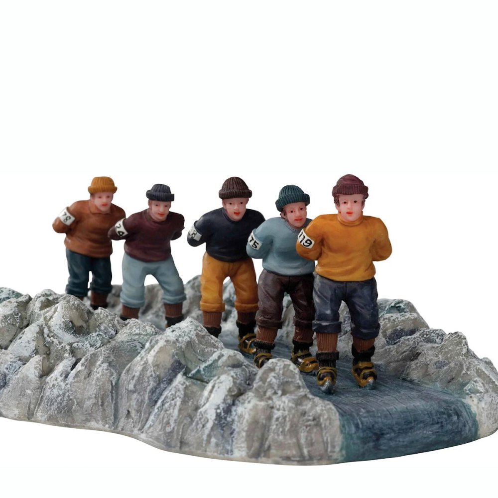 Dickensville - Schaatsgroep - - Polyresin -
