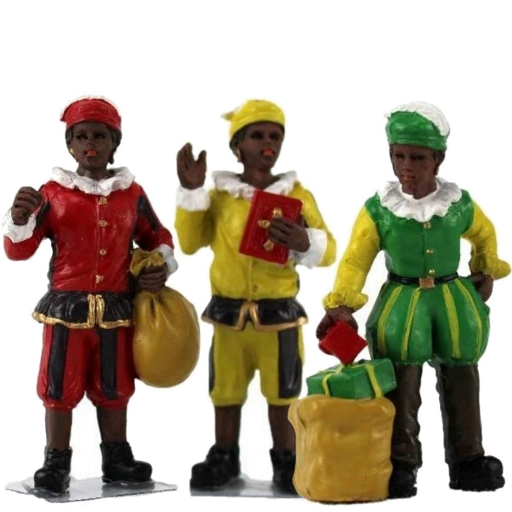 Dickensville - Helpers van Sinterklaas - Set van 3 - - Polyresin -