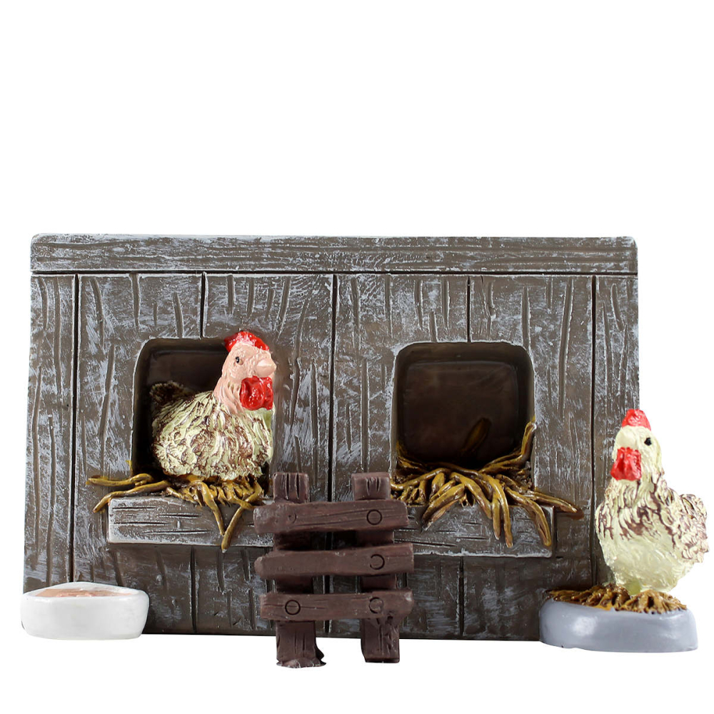 Dickensville - Kippenhok - - Polyresin -