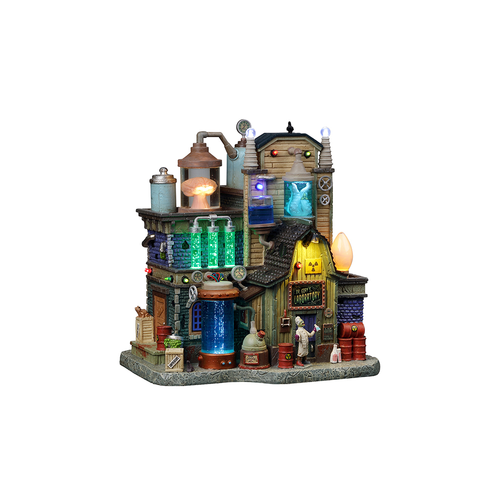 Spooky Town - Dr. Gory's Laboratory - - Resin - 0728162258441