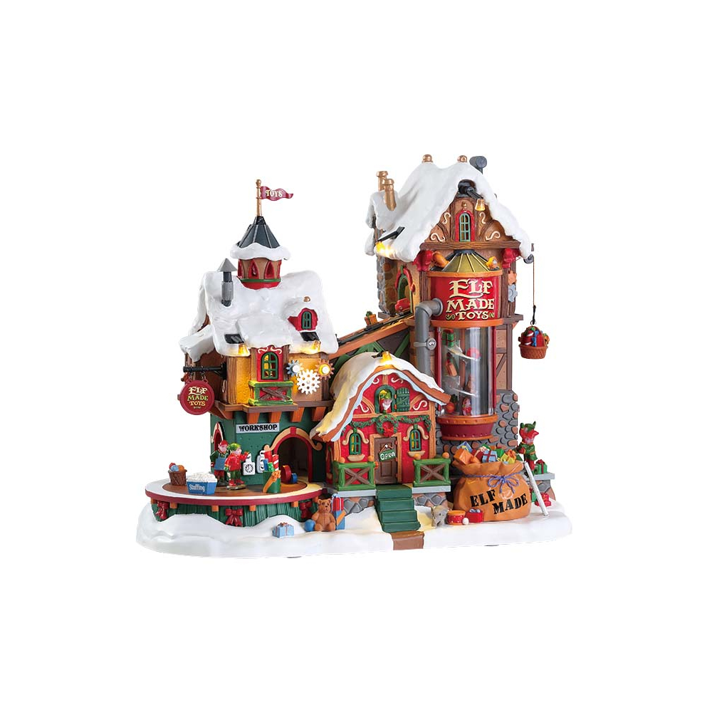 Lemax - Elf Made Toy Factory - Nu Voorverkoop - - Polyresin - 0728162751904
