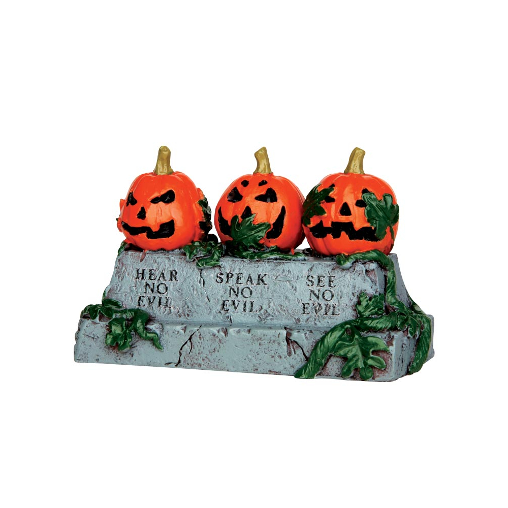 Spooky Town - Evil Pumpkins - - Polyresin - 0728162447500