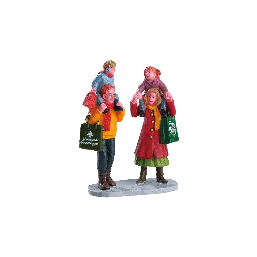 Lemax - Family Christmas Shopping - - Polyresin - 0728162220226